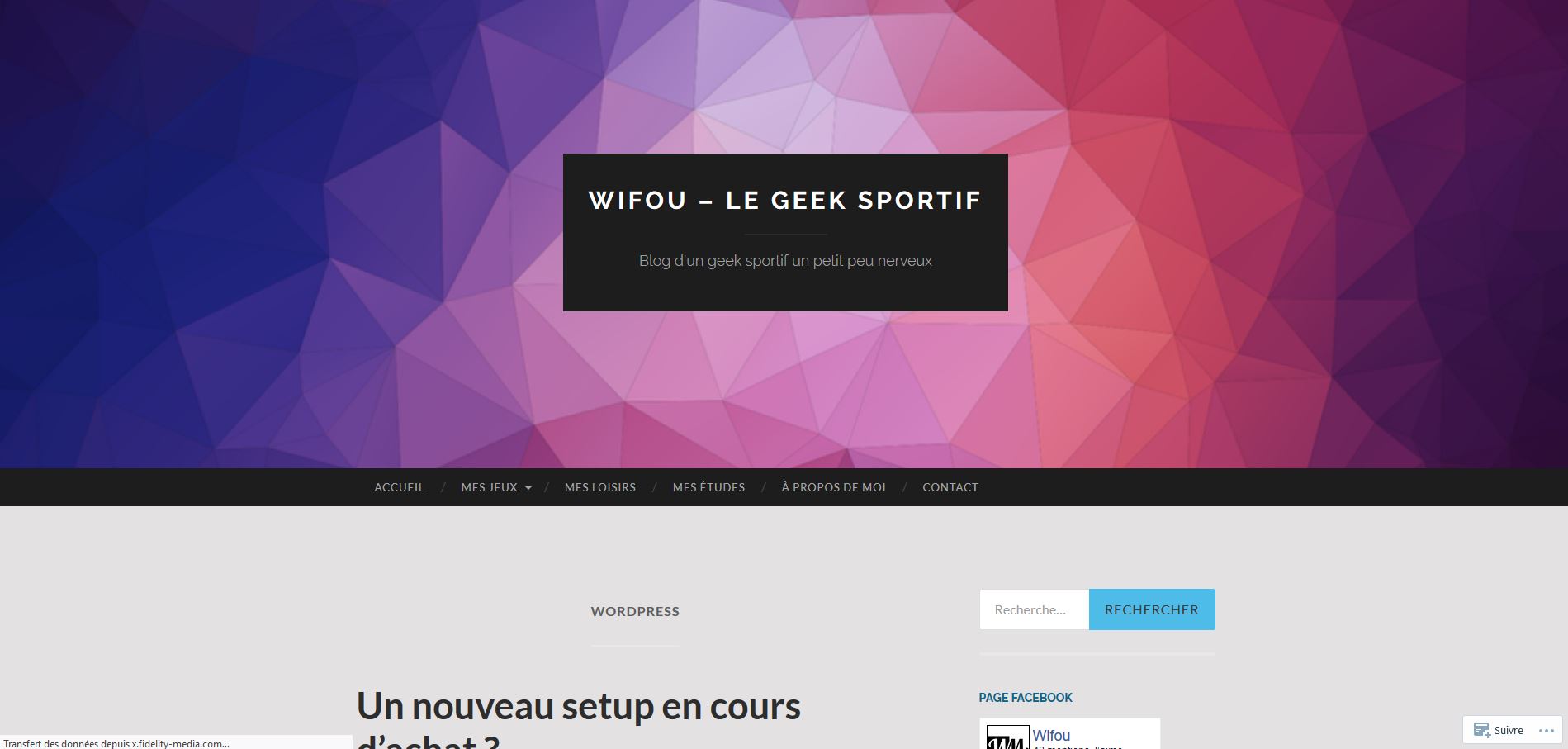Blog personnel WordPress