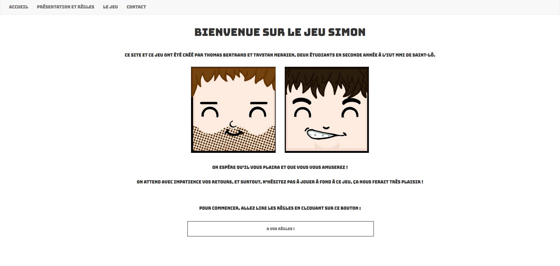 Jeu du Simon